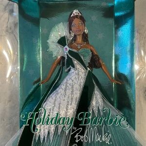Holiday Barbie Doll by Bob Mackie 2005 African American NRFB